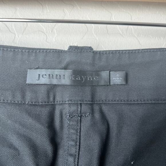 Jenni Kayne Pants Ranger Black Straight Leg High Rise Utility Pants Size 4 - Picture 7 of 9